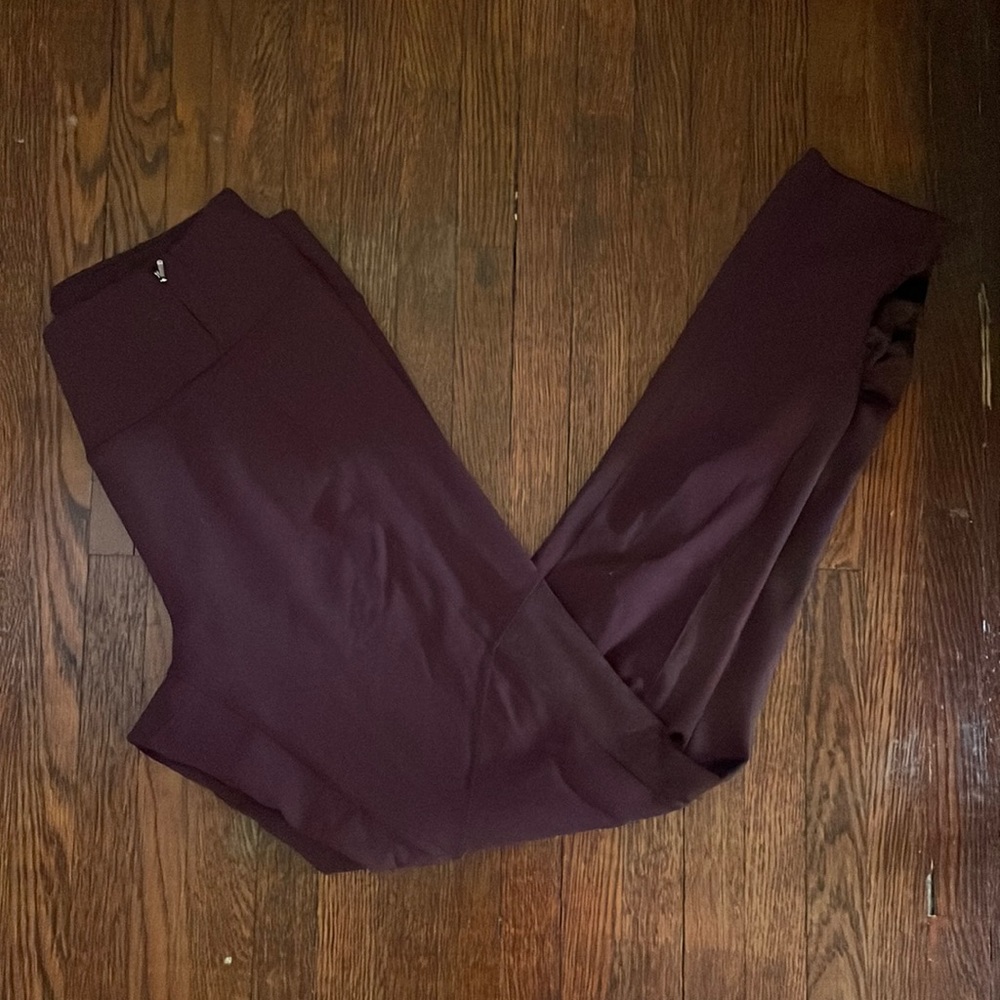EUC Calia Leggings Purple with floral sides Size S